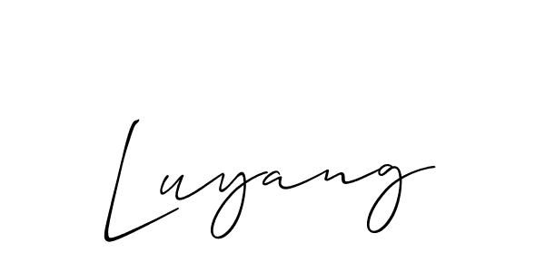 You should practise on your own different ways (Allison_Script) to write your name (Luyang) in signature. don't let someone else do it for you. Luyang signature style 2 images and pictures png