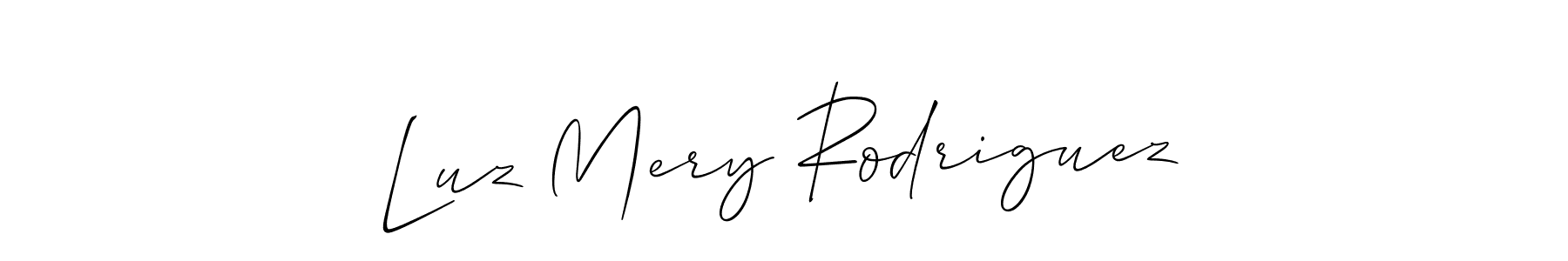 Also You can easily find your signature by using the search form. We will create Luz Mery Rodriguez name handwritten signature images for you free of cost using Allison_Script sign style. Luz Mery Rodriguez signature style 2 images and pictures png