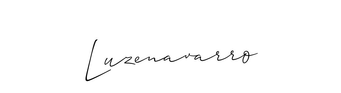 Make a short Luzenavarro signature style. Manage your documents anywhere anytime using Allison_Script. Create and add eSignatures, submit forms, share and send files easily. Luzenavarro signature style 2 images and pictures png