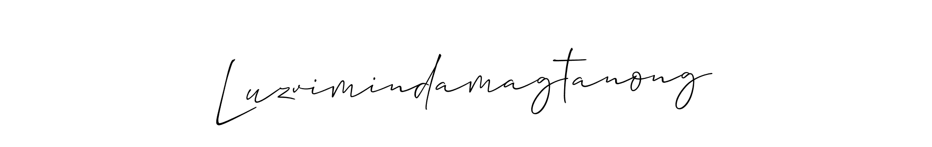 Make a beautiful signature design for name Luzvimindamagtanong. Use this online signature maker to create a handwritten signature for free. Luzvimindamagtanong signature style 2 images and pictures png