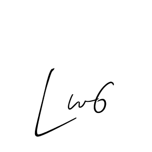 Also You can easily find your signature by using the search form. We will create Lw6 name handwritten signature images for you free of cost using Allison_Script sign style. Lw6 signature style 2 images and pictures png