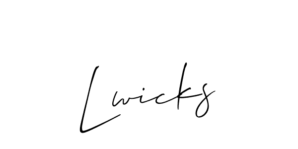 You can use this online signature creator to create a handwritten signature for the name Lwicks. This is the best online autograph maker. Lwicks signature style 2 images and pictures png