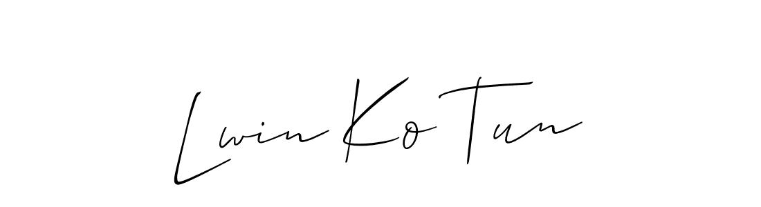 Make a beautiful signature design for name Lwin Ko Tun. Use this online signature maker to create a handwritten signature for free. Lwin Ko Tun signature style 2 images and pictures png