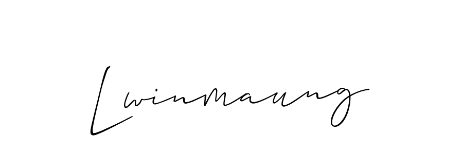 Best and Professional Signature Style for Lwinmaung. Allison_Script Best Signature Style Collection. Lwinmaung signature style 2 images and pictures png