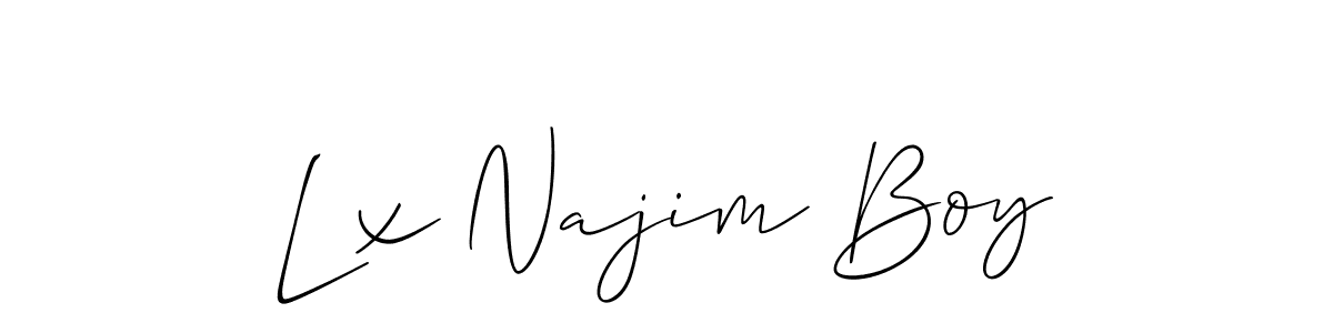 Check out images of Autograph of Lx Najim Boy name. Actor Lx Najim Boy Signature Style. Allison_Script is a professional sign style online. Lx Najim Boy signature style 2 images and pictures png