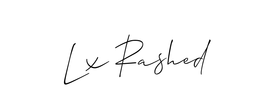 This is the best signature style for the Lx Rashed name. Also you like these signature font (Allison_Script). Mix name signature. Lx Rashed signature style 2 images and pictures png