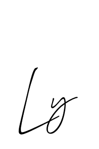Best and Professional Signature Style for Ly. Allison_Script Best Signature Style Collection. Ly signature style 2 images and pictures png