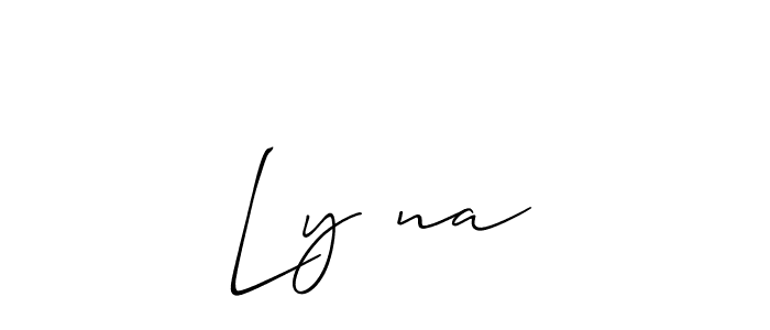 This is the best signature style for the Ly na name. Also you like these signature font (Allison_Script). Mix name signature. Ly na signature style 2 images and pictures png