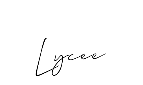 Make a beautiful signature design for name Lycee. Use this online signature maker to create a handwritten signature for free. Lycee signature style 2 images and pictures png