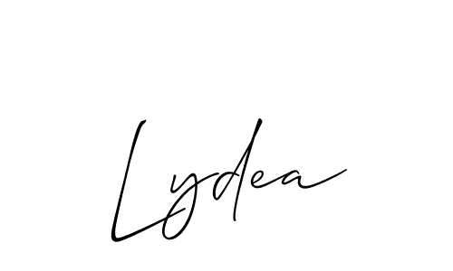 It looks lik you need a new signature style for name Lydea. Design unique handwritten (Allison_Script) signature with our free signature maker in just a few clicks. Lydea signature style 2 images and pictures png
