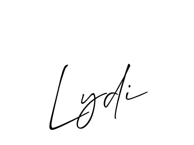 Also You can easily find your signature by using the search form. We will create Lydi name handwritten signature images for you free of cost using Allison_Script sign style. Lydi signature style 2 images and pictures png