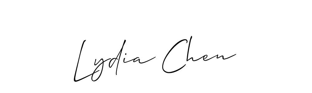 It looks lik you need a new signature style for name Lydia Chen. Design unique handwritten (Allison_Script) signature with our free signature maker in just a few clicks. Lydia Chen signature style 2 images and pictures png