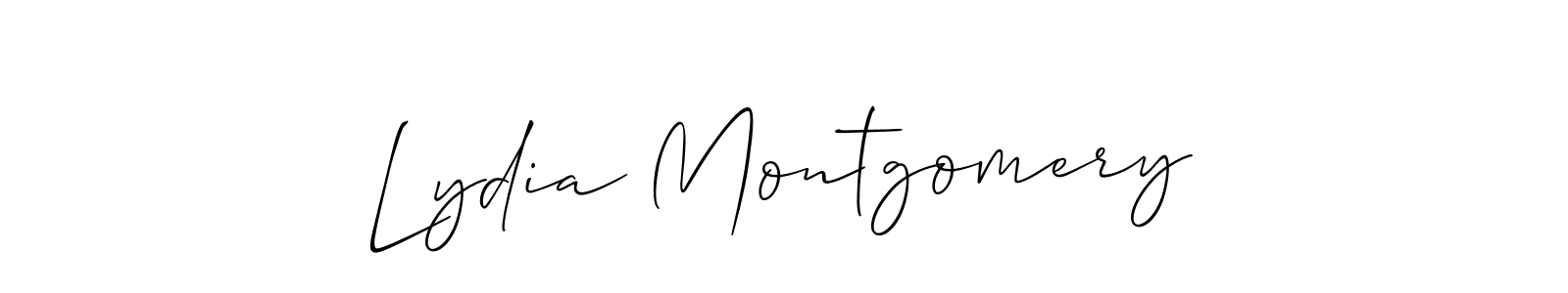 This is the best signature style for the Lydia Montgomery name. Also you like these signature font (Allison_Script). Mix name signature. Lydia Montgomery signature style 2 images and pictures png