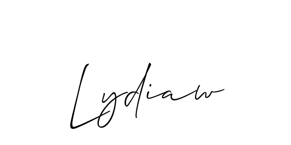 Also we have Lydiaw name is the best signature style. Create professional handwritten signature collection using Allison_Script autograph style. Lydiaw signature style 2 images and pictures png