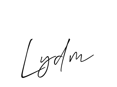 You can use this online signature creator to create a handwritten signature for the name Lydm. This is the best online autograph maker. Lydm signature style 2 images and pictures png