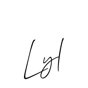You can use this online signature creator to create a handwritten signature for the name Lyl. This is the best online autograph maker. Lyl signature style 2 images and pictures png