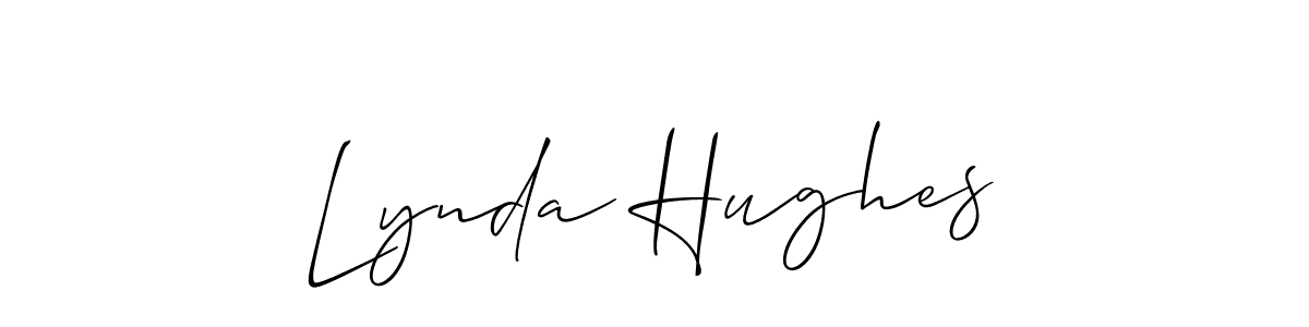 How to make Lynda Hughes signature? Allison_Script is a professional autograph style. Create handwritten signature for Lynda Hughes name. Lynda Hughes signature style 2 images and pictures png