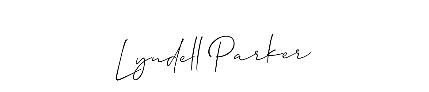 You can use this online signature creator to create a handwritten signature for the name Lyndell Parker. This is the best online autograph maker. Lyndell Parker signature style 2 images and pictures png