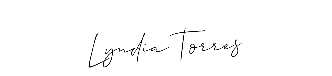 Check out images of Autograph of Lyndia Torres name. Actor Lyndia Torres Signature Style. Allison_Script is a professional sign style online. Lyndia Torres signature style 2 images and pictures png