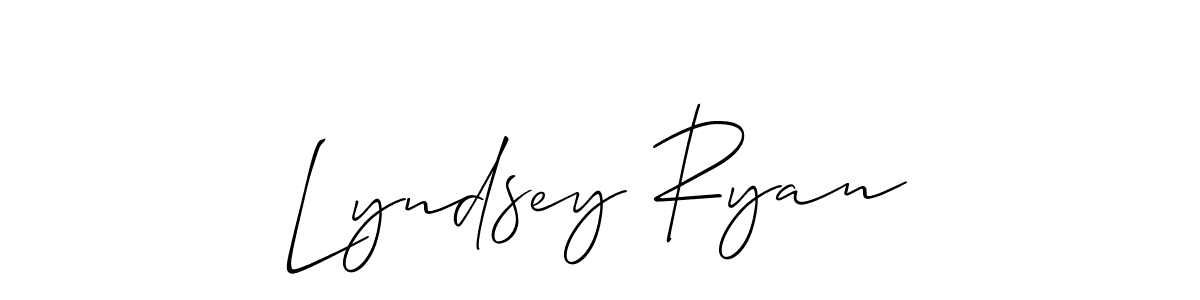 Best and Professional Signature Style for Lyndsey Ryan. Allison_Script Best Signature Style Collection. Lyndsey Ryan signature style 2 images and pictures png
