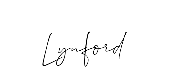Allison_Script is a professional signature style that is perfect for those who want to add a touch of class to their signature. It is also a great choice for those who want to make their signature more unique. Get Lynford name to fancy signature for free. Lynford signature style 2 images and pictures png