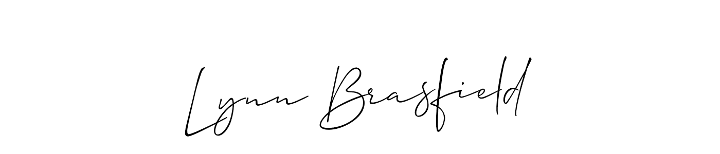 Create a beautiful signature design for name Lynn Brasfield. With this signature (Allison_Script) fonts, you can make a handwritten signature for free. Lynn Brasfield signature style 2 images and pictures png