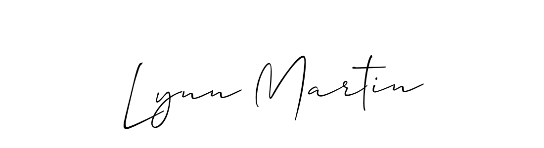 Make a beautiful signature design for name Lynn Martin. With this signature (Allison_Script) style, you can create a handwritten signature for free. Lynn Martin signature style 2 images and pictures png