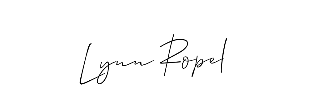 Design your own signature with our free online signature maker. With this signature software, you can create a handwritten (Allison_Script) signature for name Lynn Ropel. Lynn Ropel signature style 2 images and pictures png