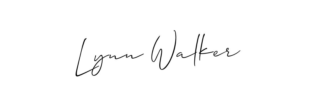 Best and Professional Signature Style for Lynn Walker. Allison_Script Best Signature Style Collection. Lynn Walker signature style 2 images and pictures png