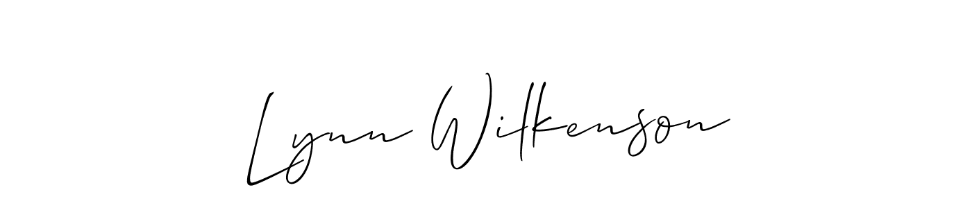 How to make Lynn Wilkenson signature? Allison_Script is a professional autograph style. Create handwritten signature for Lynn Wilkenson name. Lynn Wilkenson signature style 2 images and pictures png