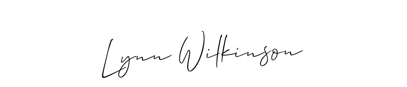 The best way (Allison_Script) to make a short signature is to pick only two or three words in your name. The name Lynn Wilkinson include a total of six letters. For converting this name. Lynn Wilkinson signature style 2 images and pictures png