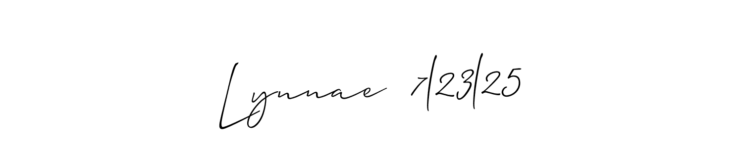 Once you've used our free online signature maker to create your best signature Allison_Script style, it's time to enjoy all of the benefits that Lynnae  7l23l25 name signing documents. Lynnae  7l23l25 signature style 2 images and pictures png