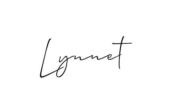 Once you've used our free online signature maker to create your best signature Allison_Script style, it's time to enjoy all of the benefits that Lynnet name signing documents. Lynnet signature style 2 images and pictures png