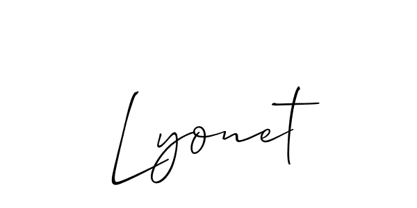 Here are the top 10 professional signature styles for the name Lyonet. These are the best autograph styles you can use for your name. Lyonet signature style 2 images and pictures png