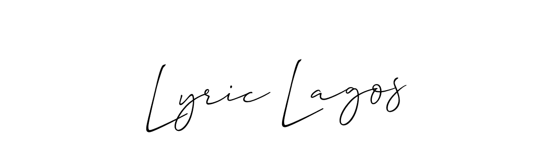 Make a short Lyric Lagos signature style. Manage your documents anywhere anytime using Allison_Script. Create and add eSignatures, submit forms, share and send files easily. Lyric Lagos signature style 2 images and pictures png