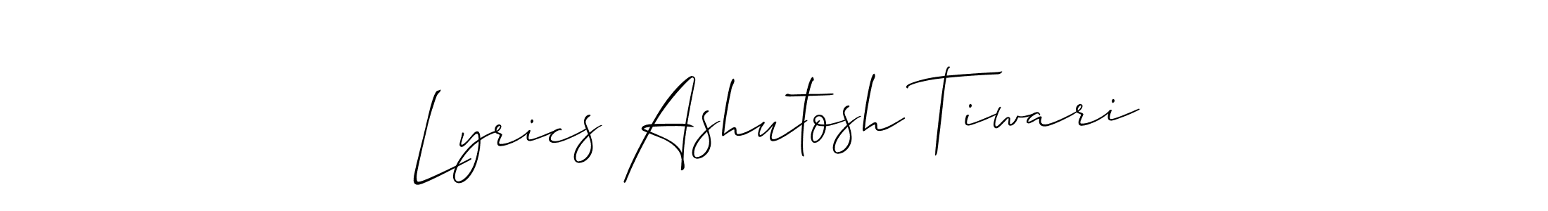 Once you've used our free online signature maker to create your best signature Allison_Script style, it's time to enjoy all of the benefits that Lyrics Ashutosh Tiwari name signing documents. Lyrics Ashutosh Tiwari signature style 2 images and pictures png