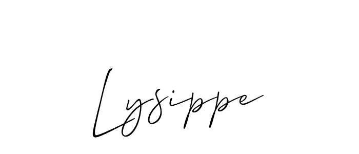 Similarly Allison_Script is the best handwritten signature design. Signature creator online .You can use it as an online autograph creator for name Lysippe. Lysippe signature style 2 images and pictures png