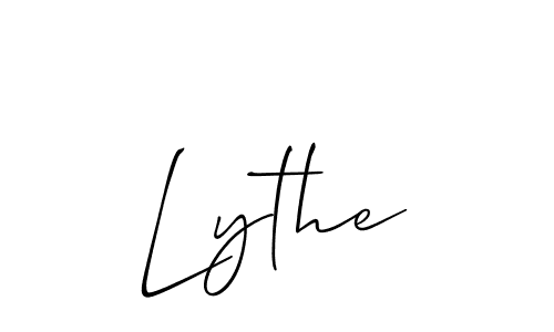 Similarly Allison_Script is the best handwritten signature design. Signature creator online .You can use it as an online autograph creator for name Lythe. Lythe signature style 2 images and pictures png