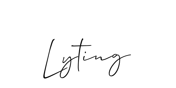 Best and Professional Signature Style for Lyting. Allison_Script Best Signature Style Collection. Lyting signature style 2 images and pictures png