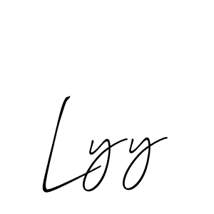 Also You can easily find your signature by using the search form. We will create Lyy name handwritten signature images for you free of cost using Allison_Script sign style. Lyy signature style 2 images and pictures png