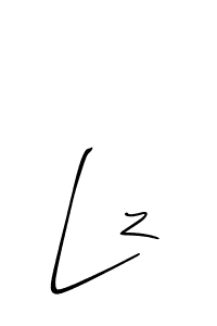 You should practise on your own different ways (Allison_Script) to write your name (Lz) in signature. don't let someone else do it for you. Lz signature style 2 images and pictures png