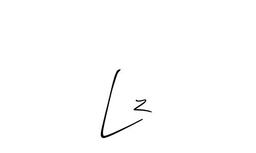 if you are searching for the best signature style for your name Lz∆. so please give up your signature search. here we have designed multiple signature styles  using Allison_Script. Lz∆ signature style 2 images and pictures png