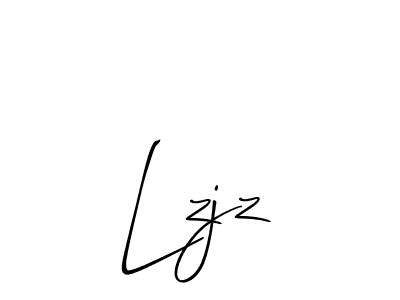 You should practise on your own different ways (Allison_Script) to write your name (Lzjz) in signature. don't let someone else do it for you. Lzjz signature style 2 images and pictures png