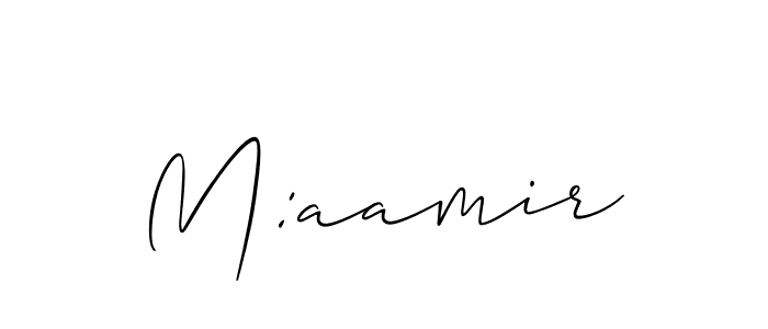 Once you've used our free online signature maker to create your best signature Allison_Script style, it's time to enjoy all of the benefits that M:aamir name signing documents. M:aamir signature style 2 images and pictures png