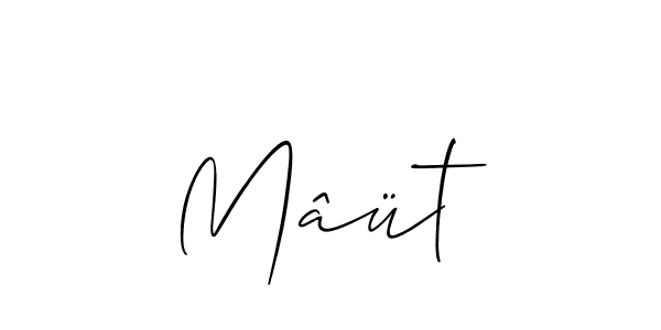 This is the best signature style for the Mâüt name. Also you like these signature font (Allison_Script). Mix name signature. Mâüt signature style 2 images and pictures png