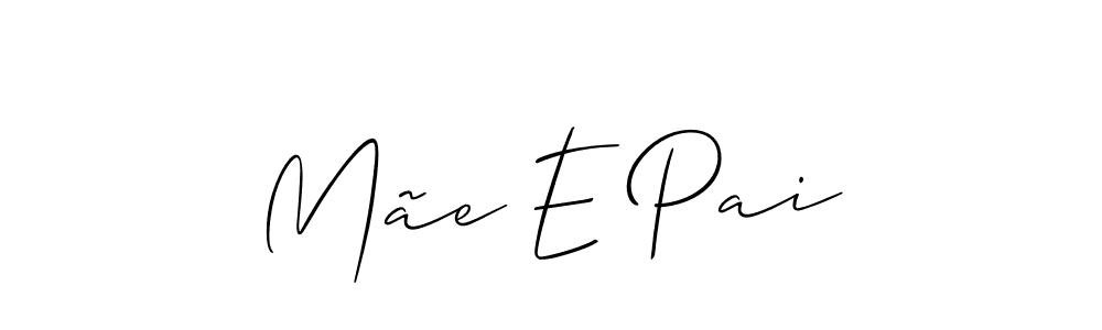 Check out images of Autograph of Mãe E Pai name. Actor Mãe E Pai Signature Style. Allison_Script is a professional sign style online. Mãe E Pai signature style 2 images and pictures png