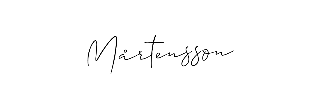 This is the best signature style for the Mårtensson name. Also you like these signature font (Allison_Script). Mix name signature. Mårtensson signature style 2 images and pictures png