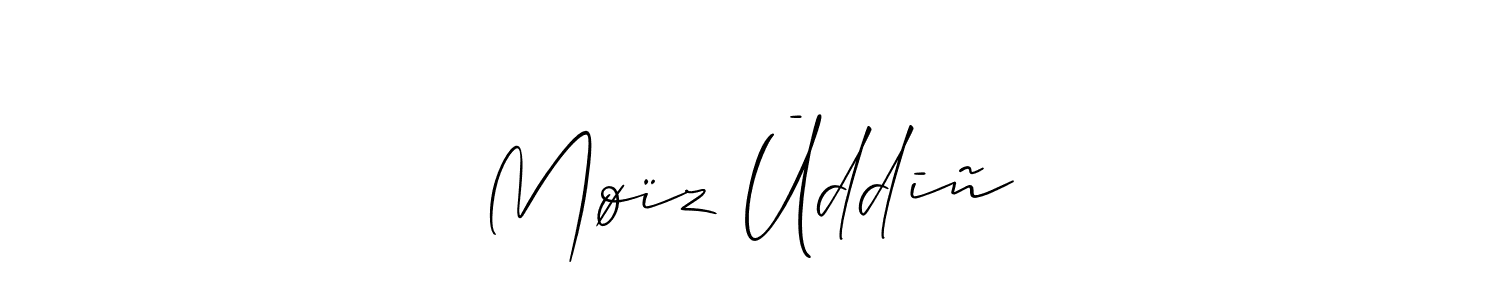 Make a beautiful signature design for name Møïz Ūddīñ. Use this online signature maker to create a handwritten signature for free. Møïz Ūddīñ signature style 2 images and pictures png