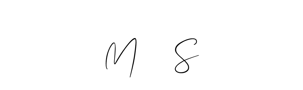 if you are searching for the best signature style for your name M ♥️ S. so please give up your signature search. here we have designed multiple signature styles  using Allison_Script. M ♥️ S signature style 2 images and pictures png