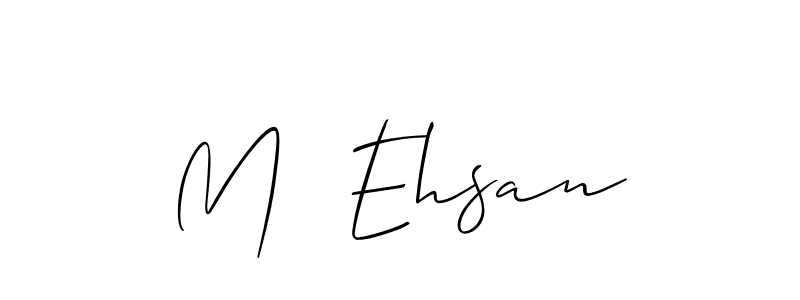 if you are searching for the best signature style for your name M  Ehsan. so please give up your signature search. here we have designed multiple signature styles  using Allison_Script. M  Ehsan signature style 2 images and pictures png